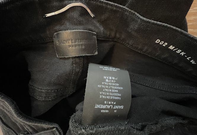 Hovedbilde 50136 - YSL sort jeans 