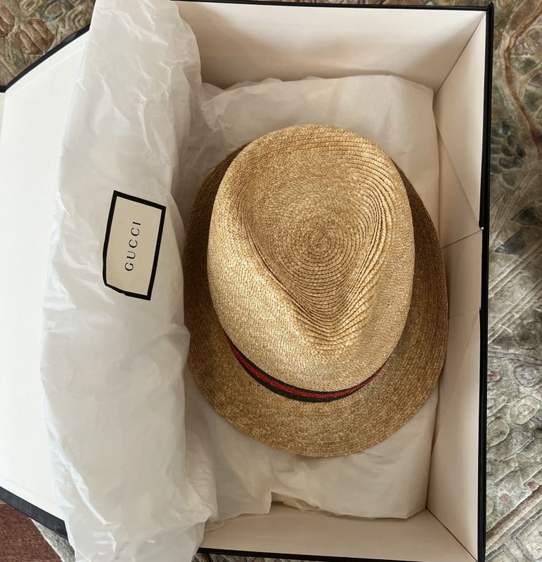 101800 - GUCCI Abaca stråhatt