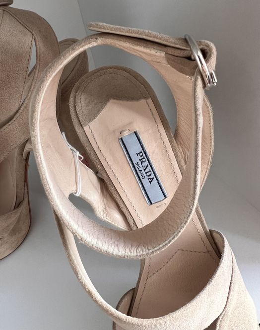 Hovedbilde 102439 - Prada Platform Suede Sandals