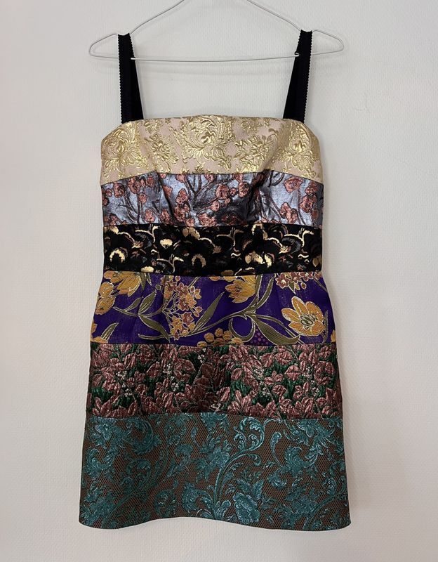 102505 - D&G Multicolour Baroque Print-Dress